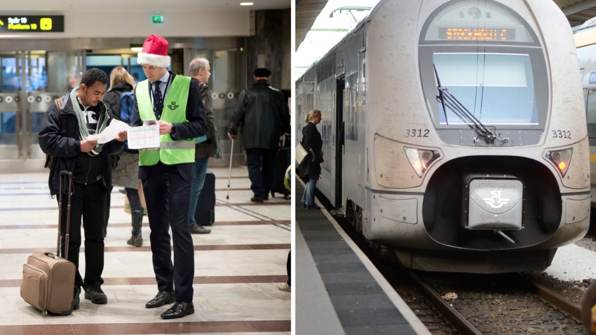 Många resenärer har väntat länge på SJ:s biljetter över jul- och nyårshelgen.